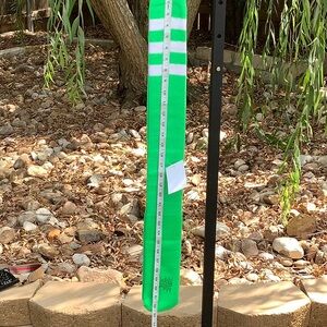 Thigh High AJ Socks 33” - Neon Green/ White- NEW WITH TAGS!